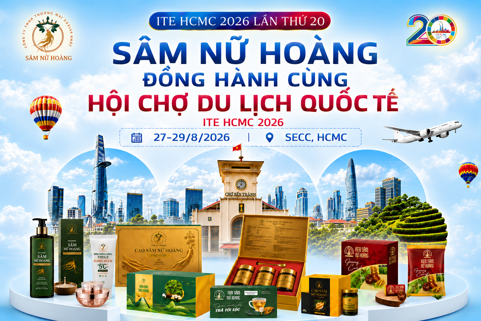 Sâm Nữ Hoàng tham gia ITE HCMC 2026 